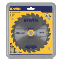 Irwin Cirkelzaagblad Ø184 Mm. Inclusief Reduceerringen Waardoor Geschikt Voor Asgat 16, 20 En 30 Mm, Vertanding 24T -Irwin 123 106