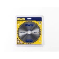 Irwin Cirkelzaagblad Ø190 Mm. Inclusief Reduceerringen Waardoor Geschikt Voor Asgat 16, 20 En 30 Mm, Vertanding 40T -Irwin 123 123