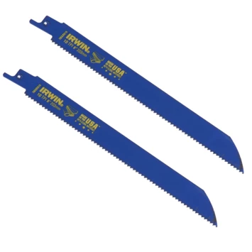 Irwin 2x Reciprozaagblad 200mm Hout / Metaal 2 Irwin 2x Reciprozaagblad 200mm Hout / Metaal - Afbeelding 2