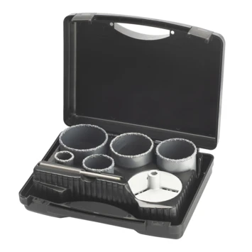 Irwin TCT Gatzagenset Voor Steen 5-delig Ø33/53/68/73/83mm. Inclusief Booradapter. 1 Irwin TCT Gatzagenset Voor Steen 5-delig Ø33/53/68/73/83mm. Inclusief Booradapter.