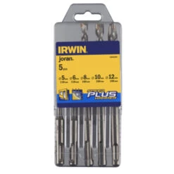 Irwin Betonborenset Met SDS+ Aansluiting 5-delig Ø5-12 Mm. -Irwin 123 410