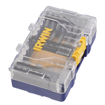 Irwin Schroefbitset Mixed 30-delig. Met Dopsleutels. Inclusief Schroefbithouder. In Tough Case. 2 Irwin Schroefbitset Mixed 30-delig. Met Dopsleutels. Inclusief Schroefbithouder. In Tough Case. - Afbeelding 2