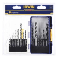 Irwin 15-delige Borenset Hout/Metaal/Steen -Irwin 123 486