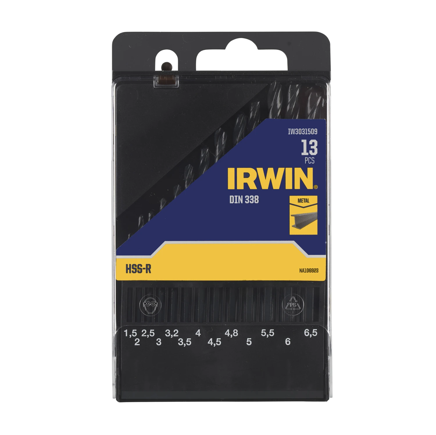 Irwin HSS Pro Metaalborenset 13-delig Ø1.5-6.5 Mm 2 Irwin HSS Pro Metaalborenset 13-delig Ø1.5-6.5 Mm - Afbeelding 2