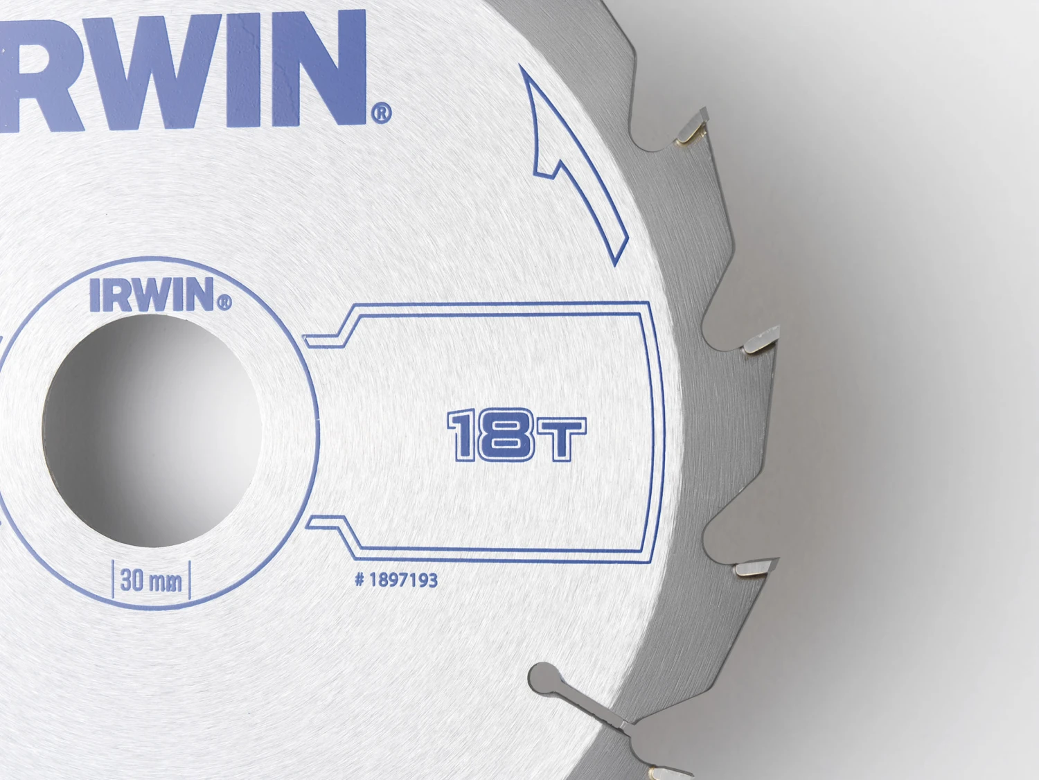 Irwin Cirkelzaagblad Ø165 Mm. Inclusief Reduceerringen Waardoor Geschikt Voor Asgat 16, 20 En 30 Mm, Vertanding 18T 2 Irwin Cirkelzaagblad Ø165 Mm. Inclusief Reduceerringen Waardoor Geschikt Voor Asgat 16, 20 En 30 Mm, Vertanding 18T - Afbeelding 2