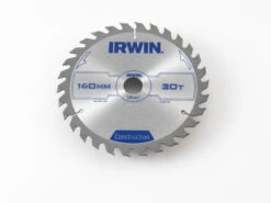 Irwin Cirkelzaagblad Ø160 Mm Met Asgat 20mm, Vertanding 30T